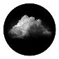 ROSCO:260-81185 -- 81185 Perfect Cloud Bw Glass Gobo By Lisa Cuscuna, Size: Specify