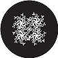 ROSCO:260-82811 -- 82811 Octopus Crop Circle Bw Glass Gobo, Size: Specify