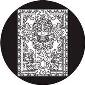 ROSCO:260-82823 -- 82823 Day Of The Dead Madame Bw Glass Gobo, Size: Specify