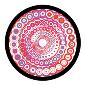 ROSCO:260-86642 -- 86642 Pucci Spin 1 Multi Color Glass Gobo By Ken Michaels, Size: Specify
