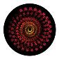 ROSCO:260-86649 -- 86649 Autumn Power Multi Color Glass Gobo By Ken Michaels, Size: Specify