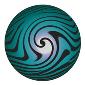 ROSCO:260-86661 -- 86661 Aqua Marble Multi Color Glass Gobo By Mike Swinford, Size: Specify