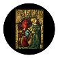 ROSCO:260-86673 -- 86673 Medieval Stained Glass Multi Color Glass Gobo, Size: Specify
