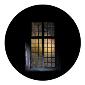 ROSCO:260-86690 -- 86690 Candlelight Window Multi Color Glass Gobo By Lisa Cuscuna, Size: Specify