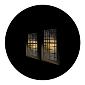 ROSCO:260-86693 -- 86693 Perspective Windows Multi Color Glass Gobo By Lisa Cuscuna, Size: Specify