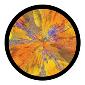 ROSCO:260-86738 -- 86738 Klee Motif Multi Color Glass Gobo By T. Nathan Mundhenk, Size: Specify