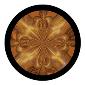 ROSCO:260-86739 -- 86739 Quicksilver Gold Multi Color Glass Gobo By T. Nathan Mundhenk, Size: Specify