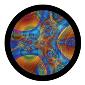 ROSCO:260-86743 -- 86743 Sky Dye Fusion Multi Color Glass Gobo By T. Nathan Mundhenk, Size: Specify