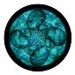 ROSCO:260-86746 -- 86746 Oil & Water Multi Color Glass Gobo By T. Nathan Mundhenk, Size: Specify