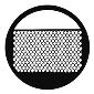 GAM:250-G263 -- G263 Chain Link Fence Steel Metal Gobo, Size: Specify