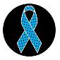 ROSCO:RHealth#13 -- RHealth #13 Symbolic Ribbon w/Dots for Virus Epidemic 2019-nCoV 2 Color Glass Gobo, Size: Specify